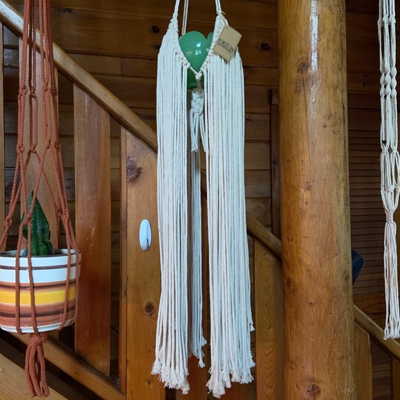 Cotton Macrame Plant 🪴 Hanger - Picture 3 of 11